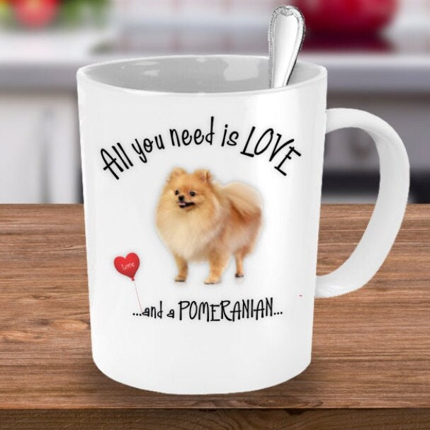Pomeranian Dog Mom Coffee Mug Gift for Pomeranian Lovers