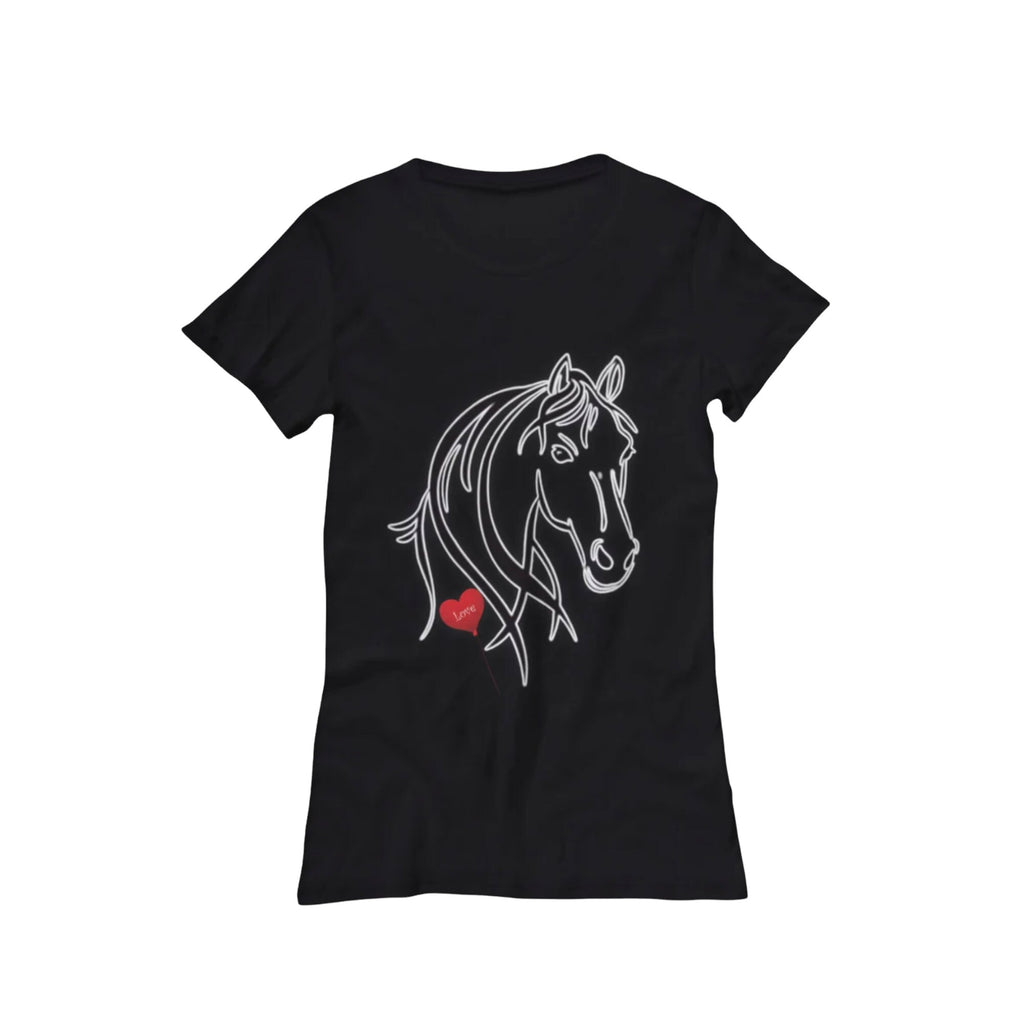 Show your love for horses with this stylish horse tee shirt