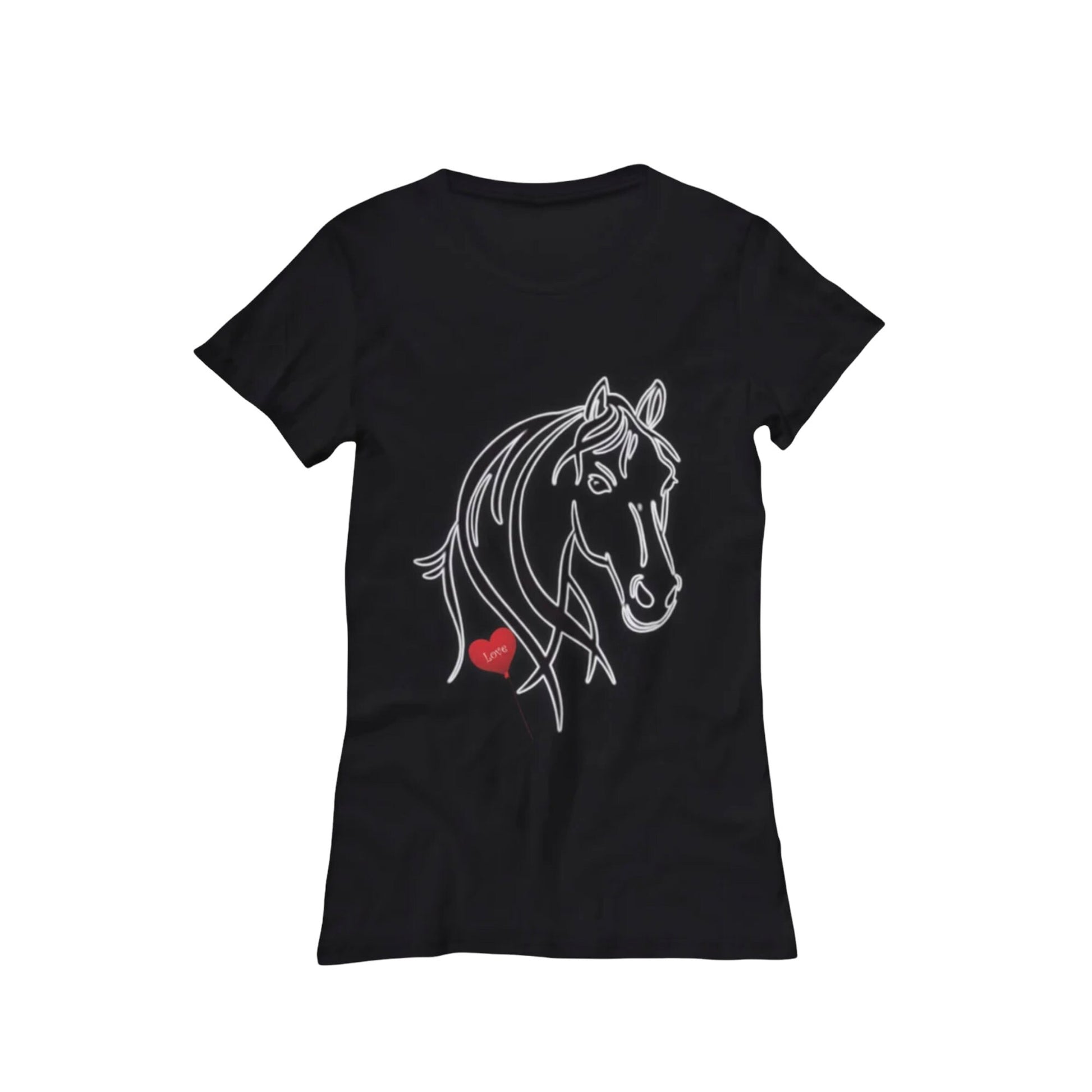 Show your love for horses with this stylish horse tee shirt