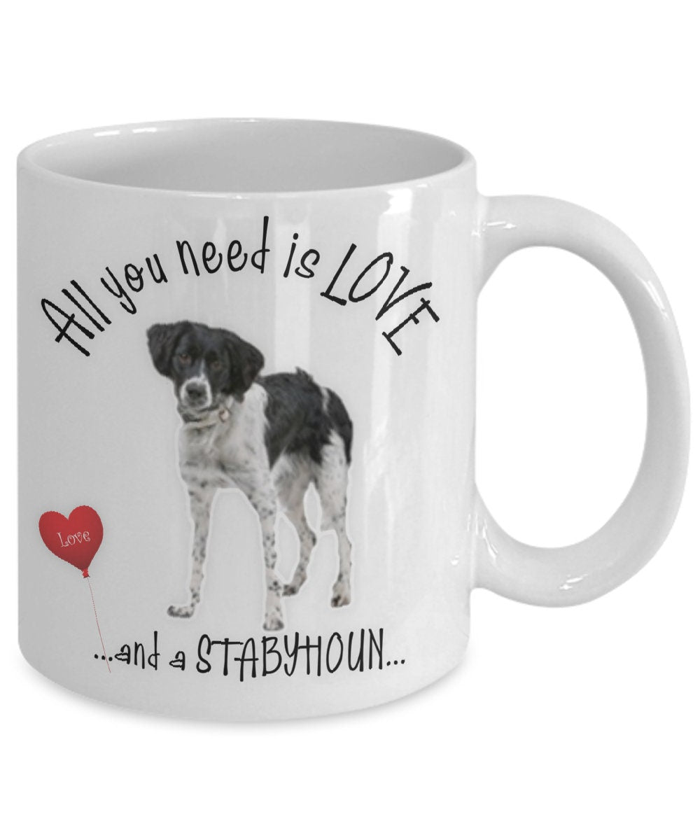 Stabyoun Coffee Mug Love Gift for Dog Lovers and Pet Owners
