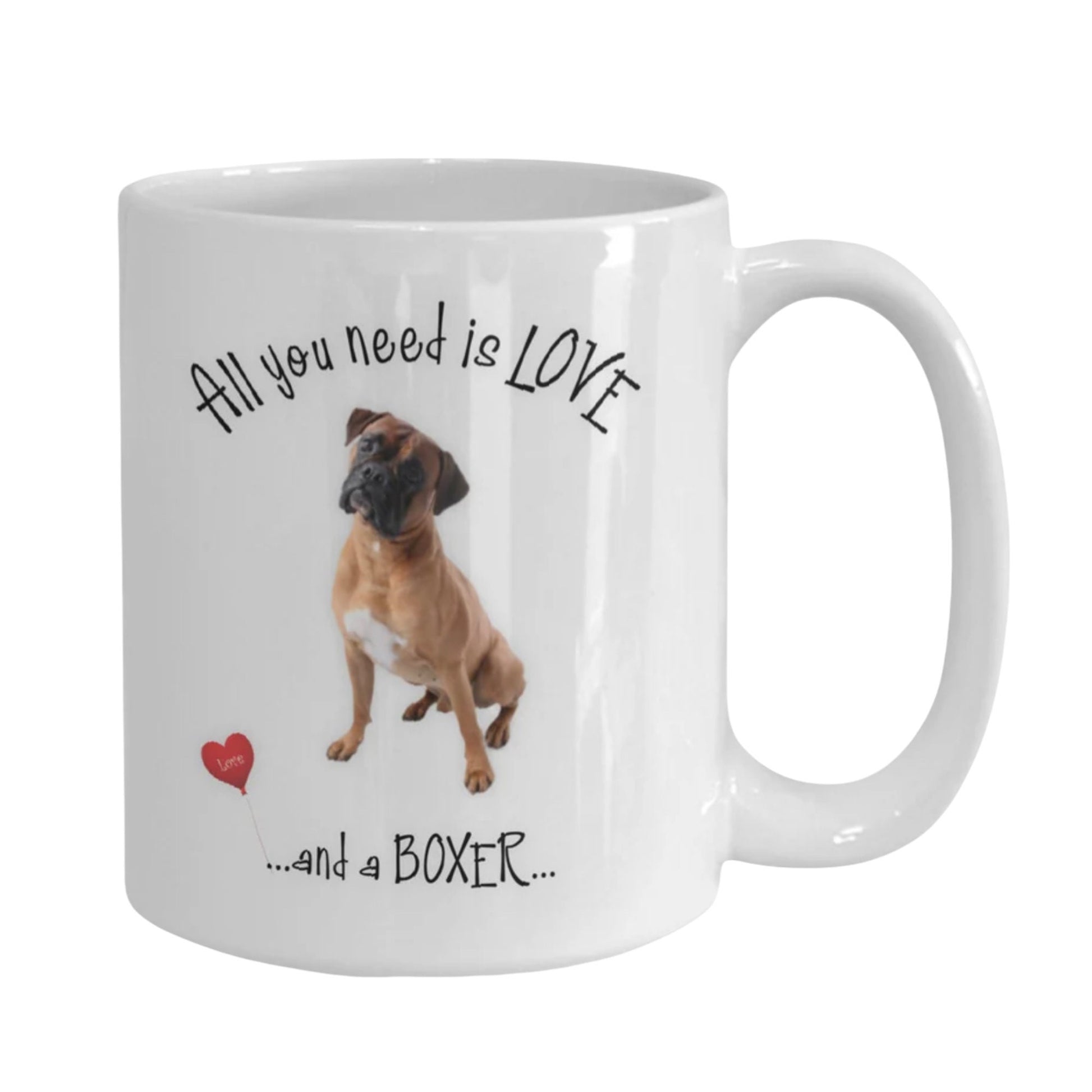 Show your love for Boxers with this adorable Boxer dog mom coffee mug