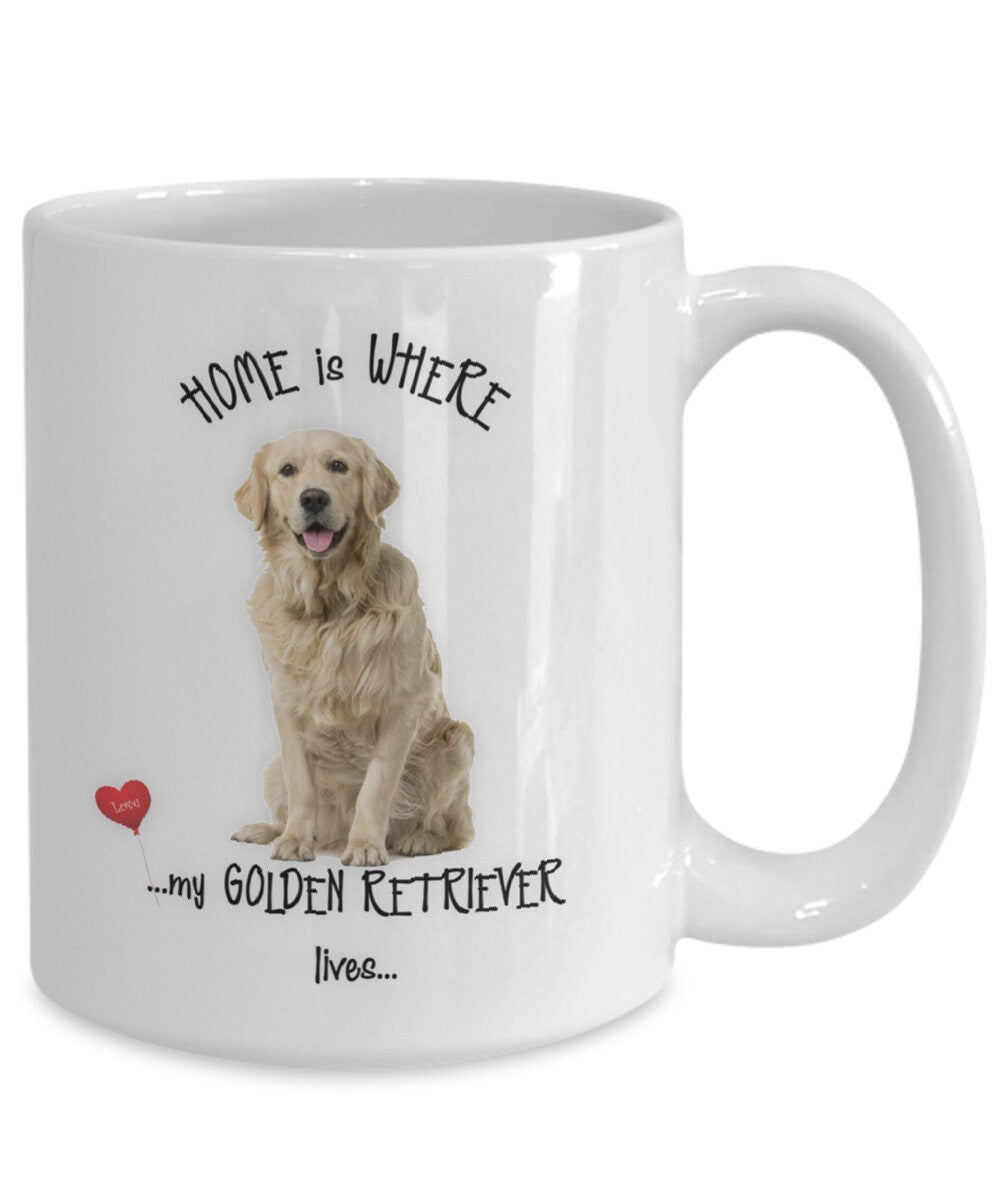 Golden Retriever Gift Coffee Mug for Dog Lovers and Home Decor