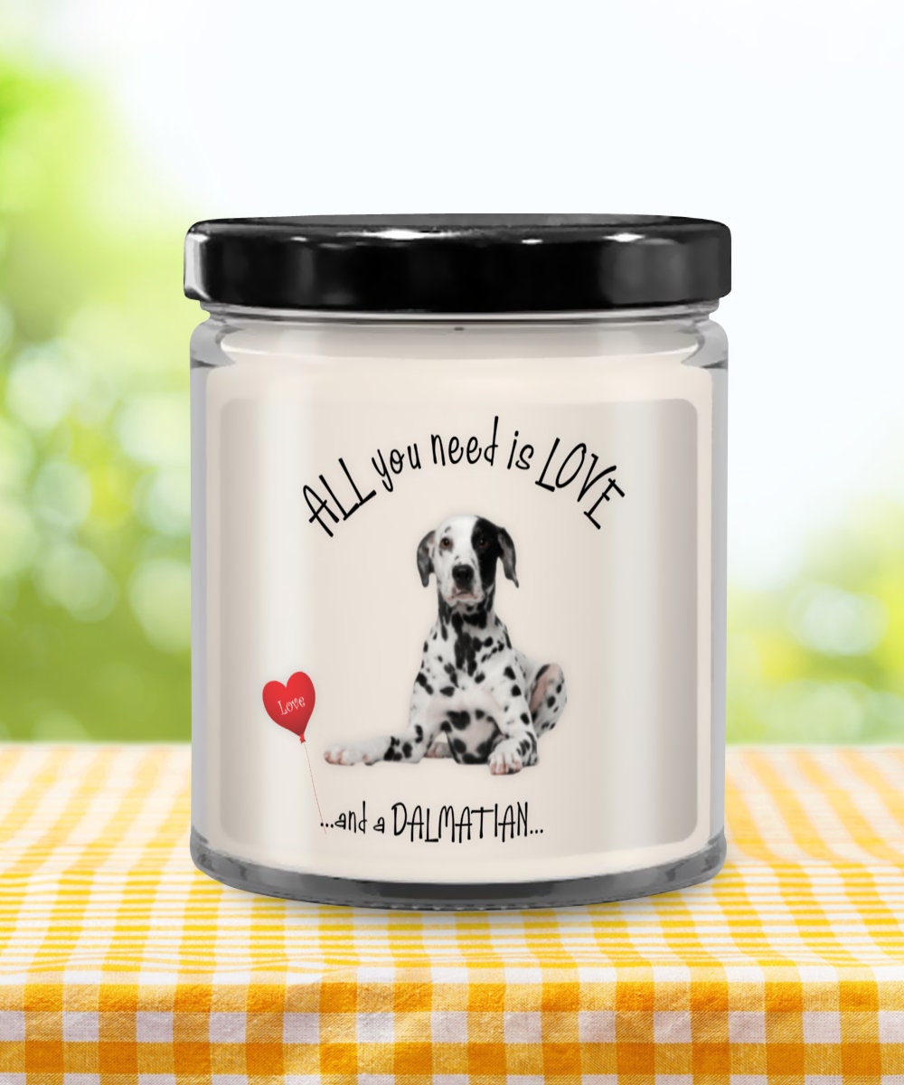Dalmatian Candle Gift for Dog Lovers Perfect Pet Decor