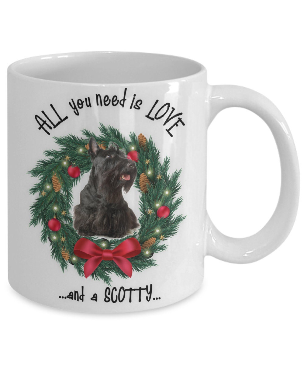 All you need is love and a Scotty ceramic coffee mug