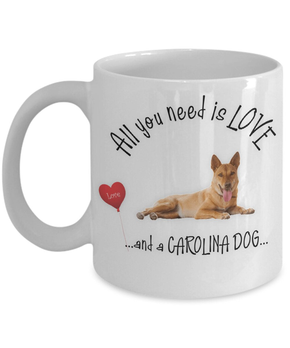 All You Need is Love and a Carolina Dog Mug