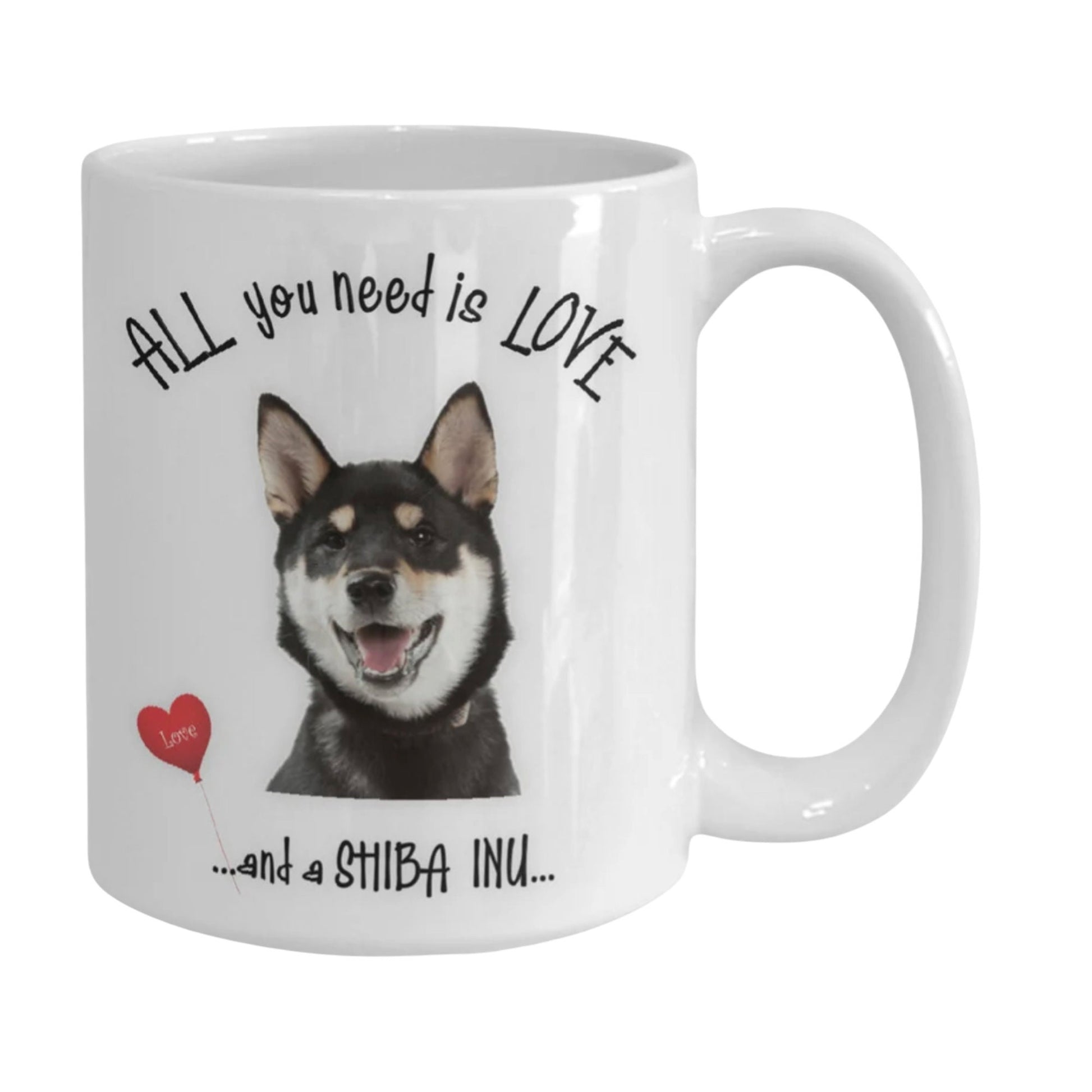 All You Need Is Love and a Shiba Inu Gift Mug