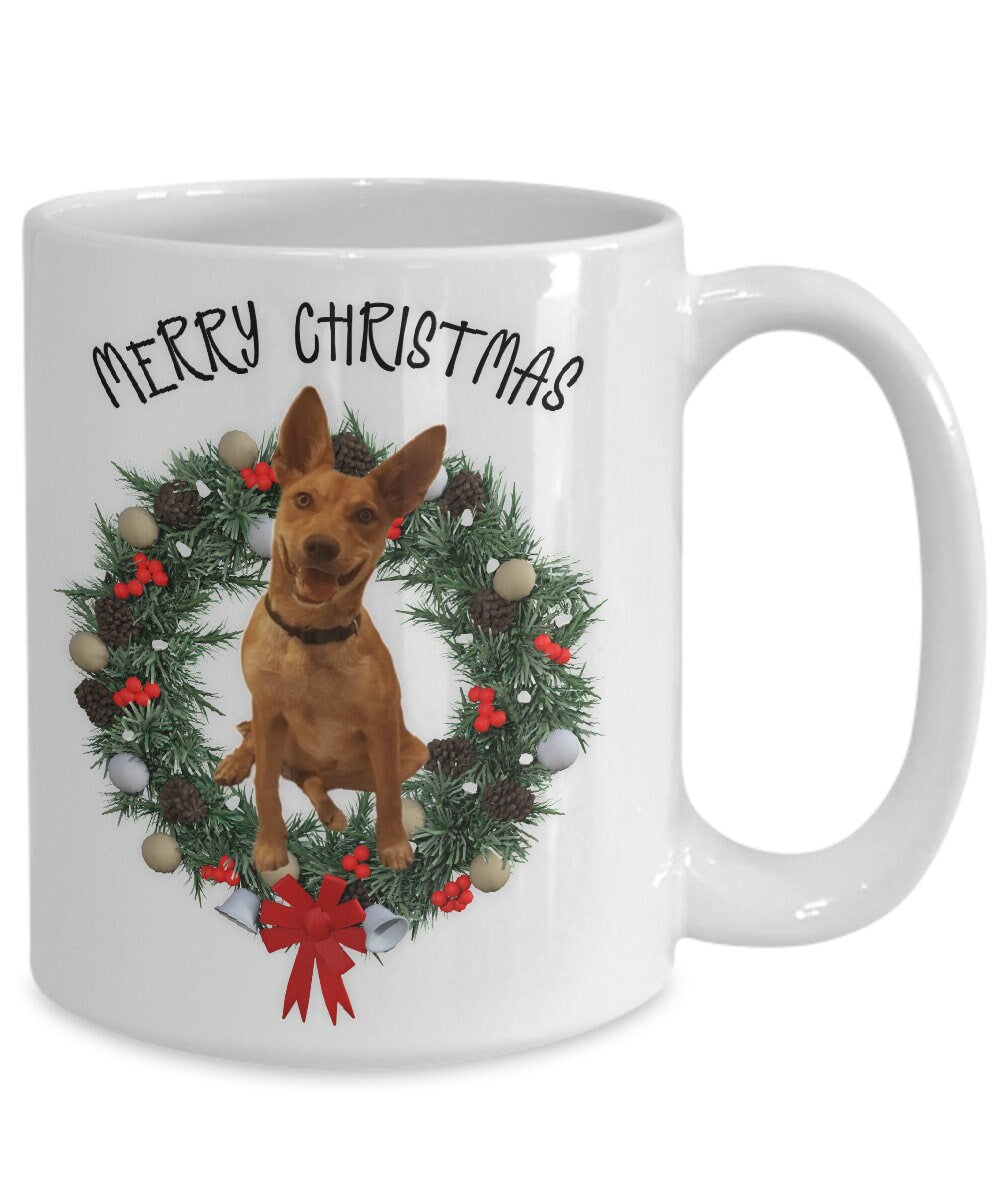 Celebrate the holidays with a festive Dingo Christmas mug