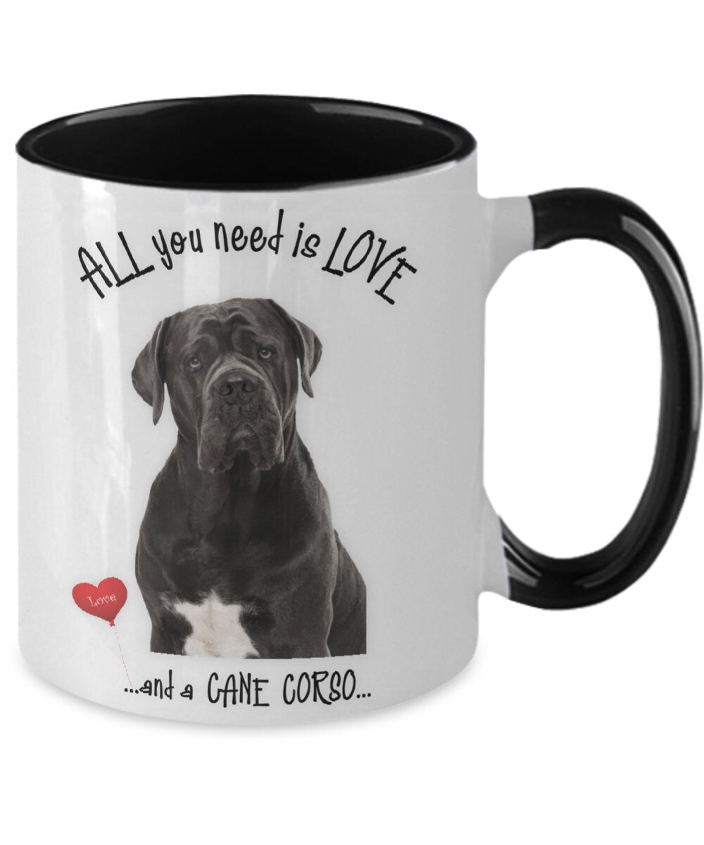 Show your love with this Cane Corso dog mug for pet lovers
