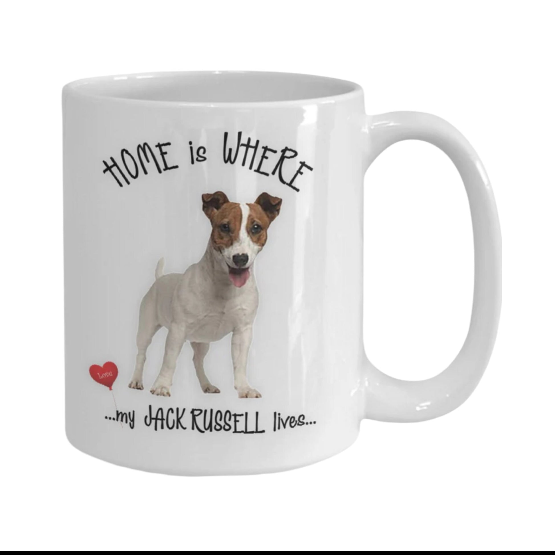 Home is where my Jack Russell lives coffee mug gift