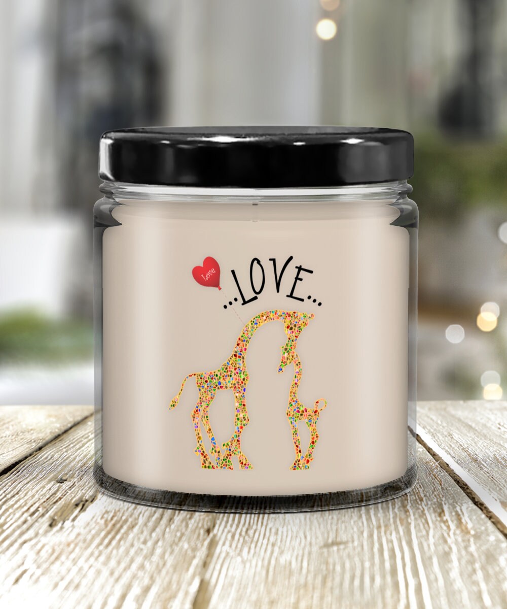 Giraffe Vanilla Candle Gift Set for Mother’s Day and Special Occasions