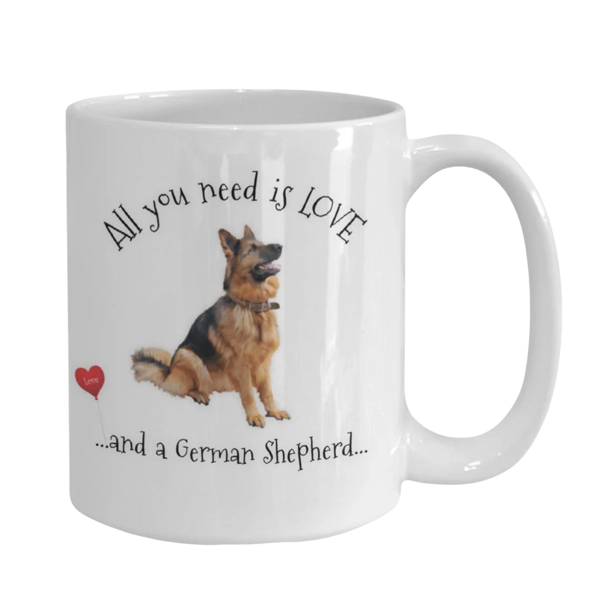German Shepherd Coffee Mug for Dog Lovers and Gift Givers