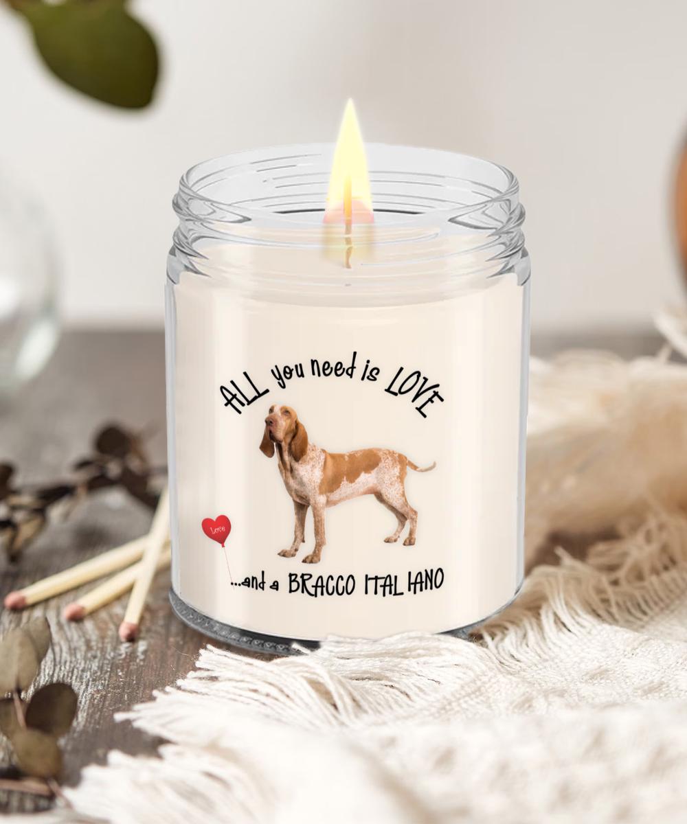 All you need is love and a BRACCO Italiano candle gift