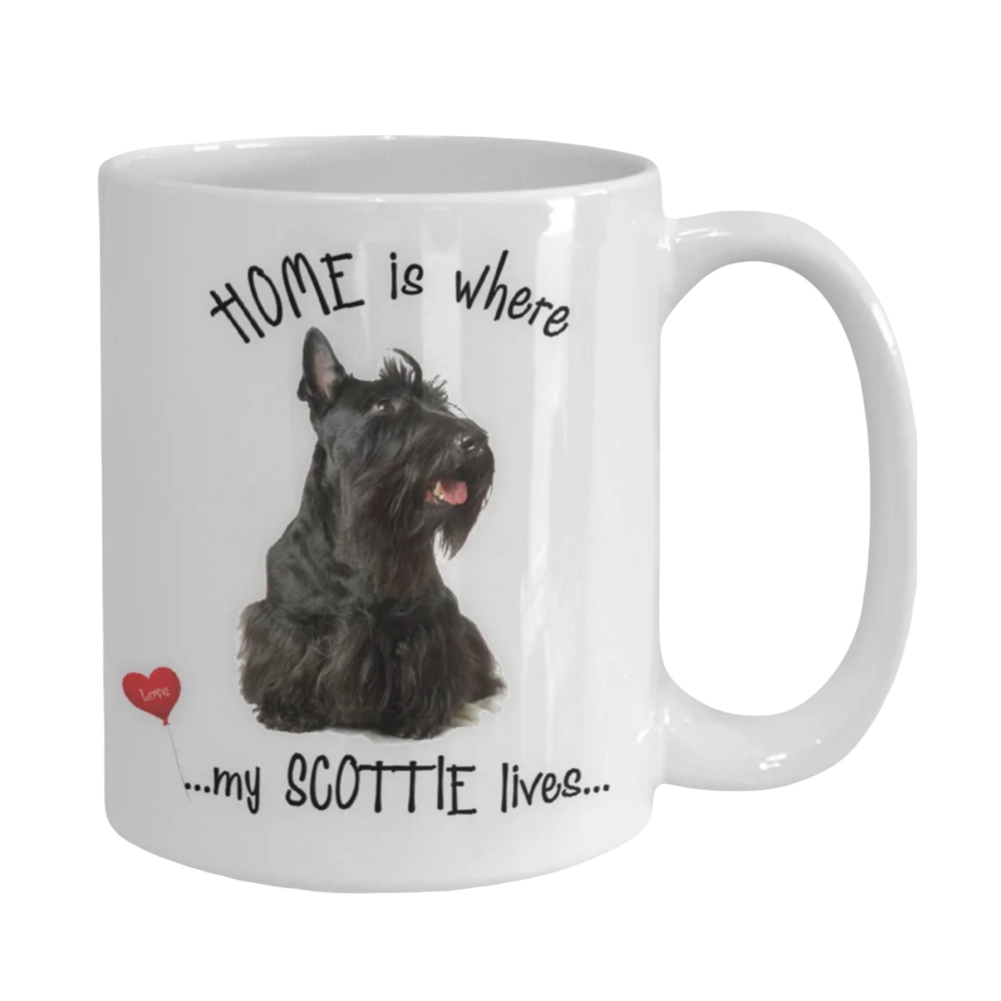 Home Is Where My Scottie Lives Coffee Mug Gift