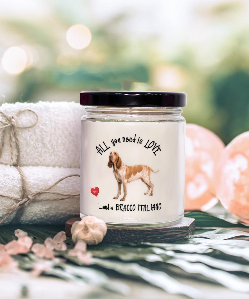 All you need is love and a BRACCO Italiano candle gift
