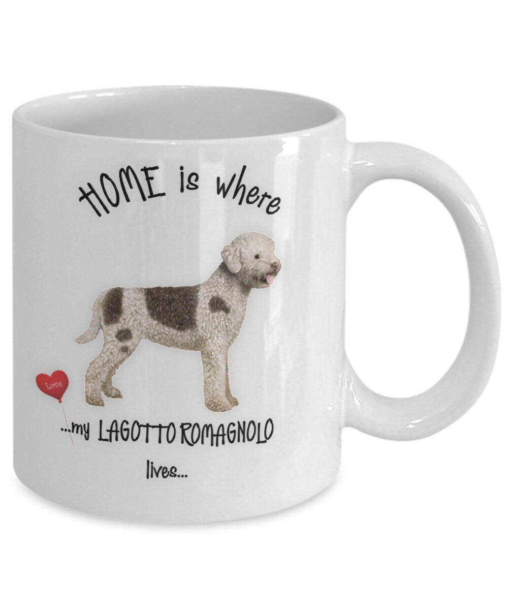 Home Is Where My Lagotto Romagnolo Lives Mug Gift
