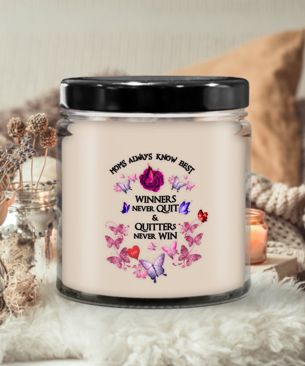Spring Candle Floral Gift for Mom Inspirational Home Decor