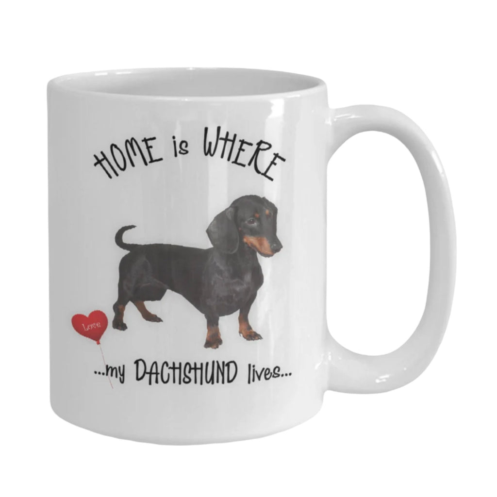 Home Is Where My Dachshund Lives Coffee Mug Gift