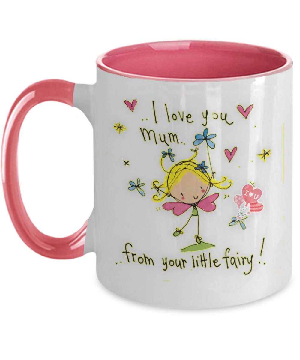 I love you mom coffee mug perfect Mother’s Day or daughter gift