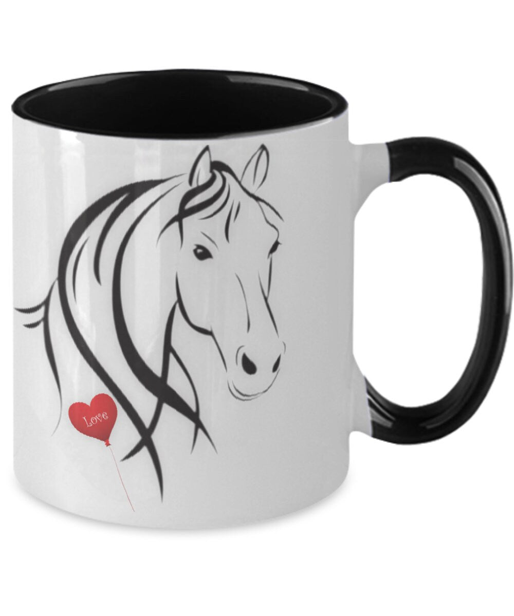 Celebrate Horse Love with This I Love Horses Ceramic Mug Gift