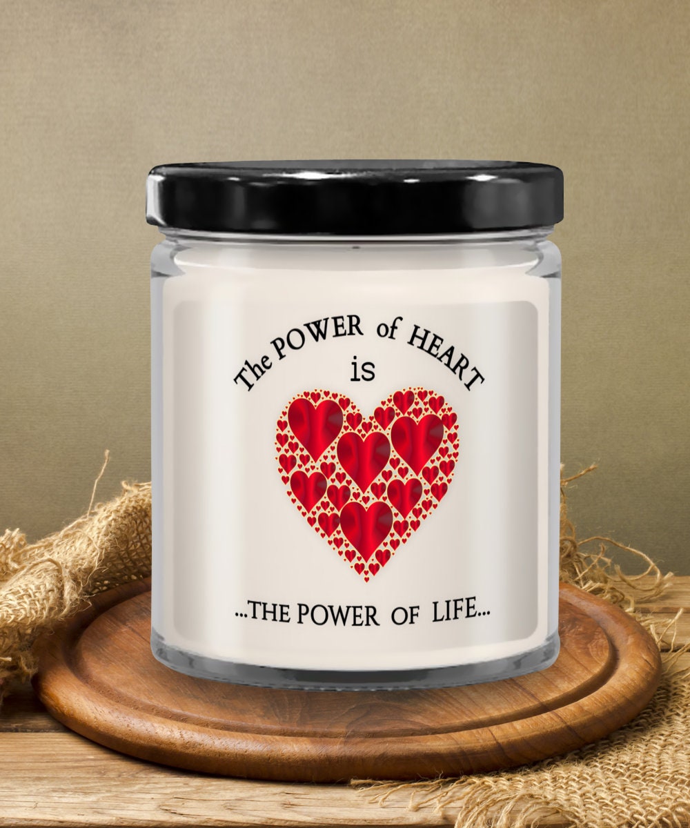 Life quote vanilla candle in jar heartfelt gift for her or mom
