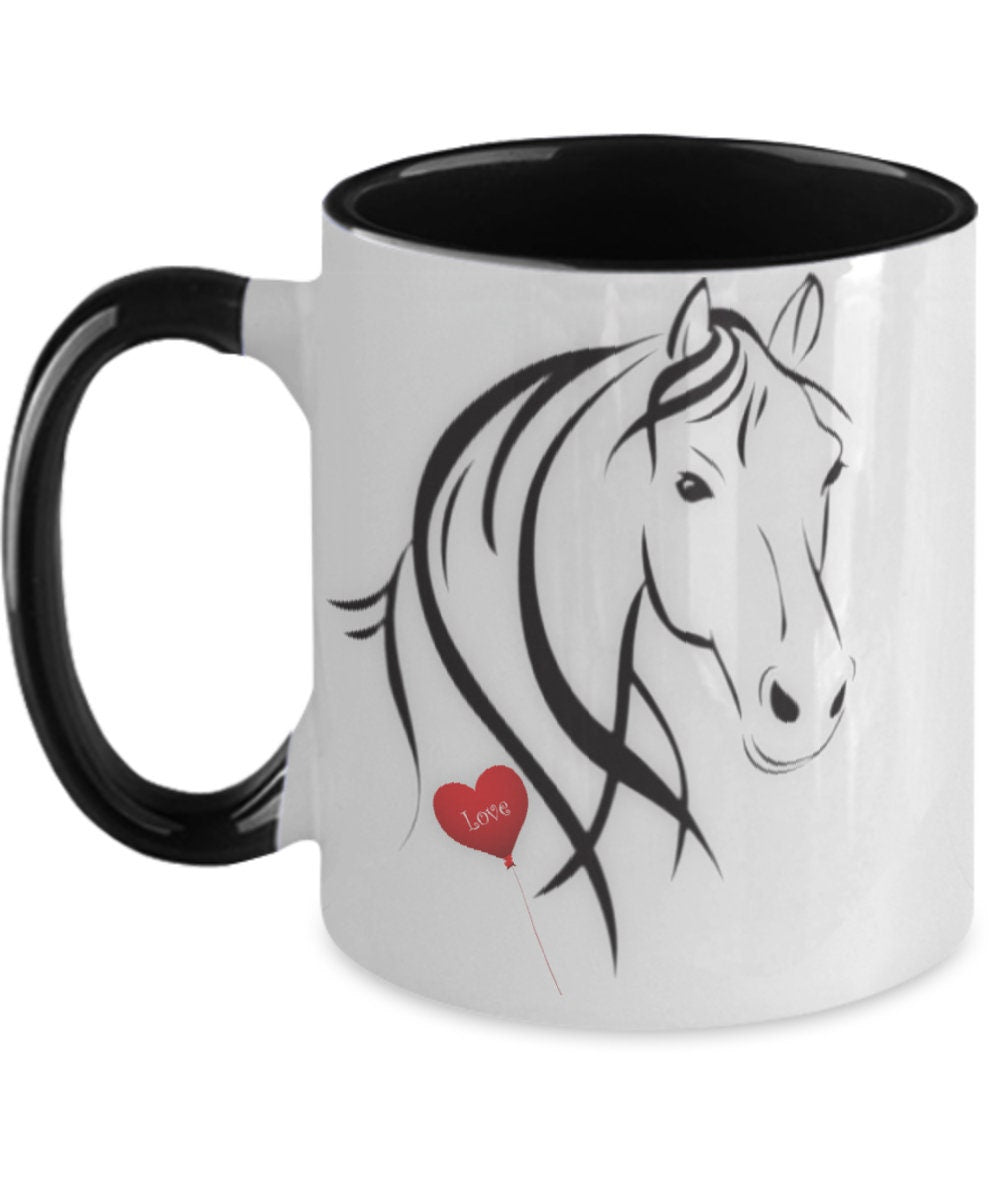 Celebrate Horse Love with This I Love Horses Ceramic Mug Gift