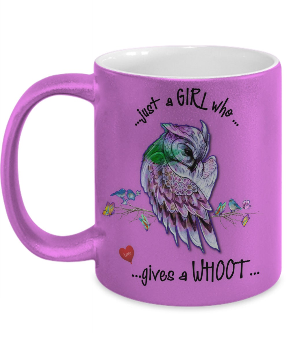 Owl Mug for Girls Who Love Owls Fun Gift Coffee Cup