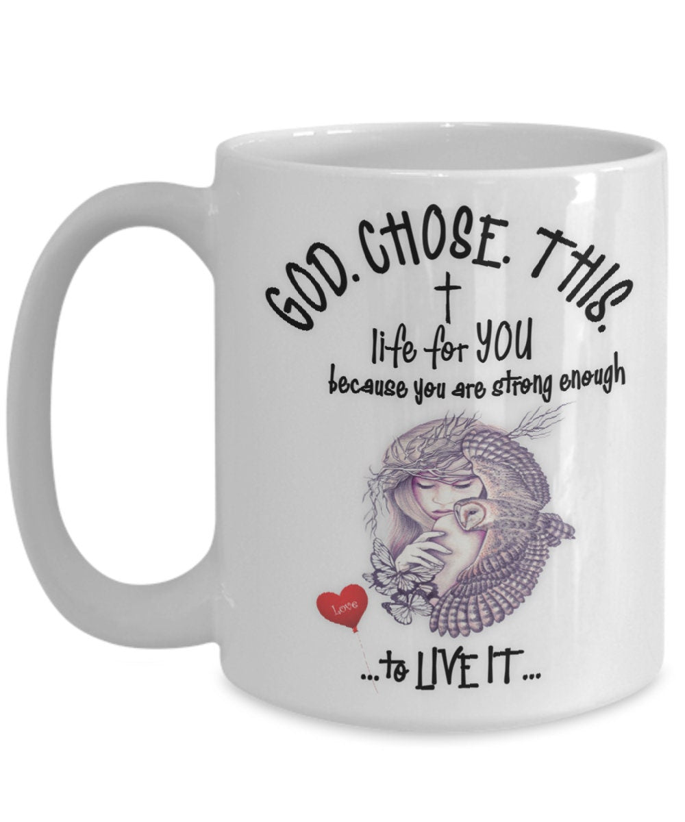 Inspirational Daughter Sister Mom Coffee Mug Gift for Life