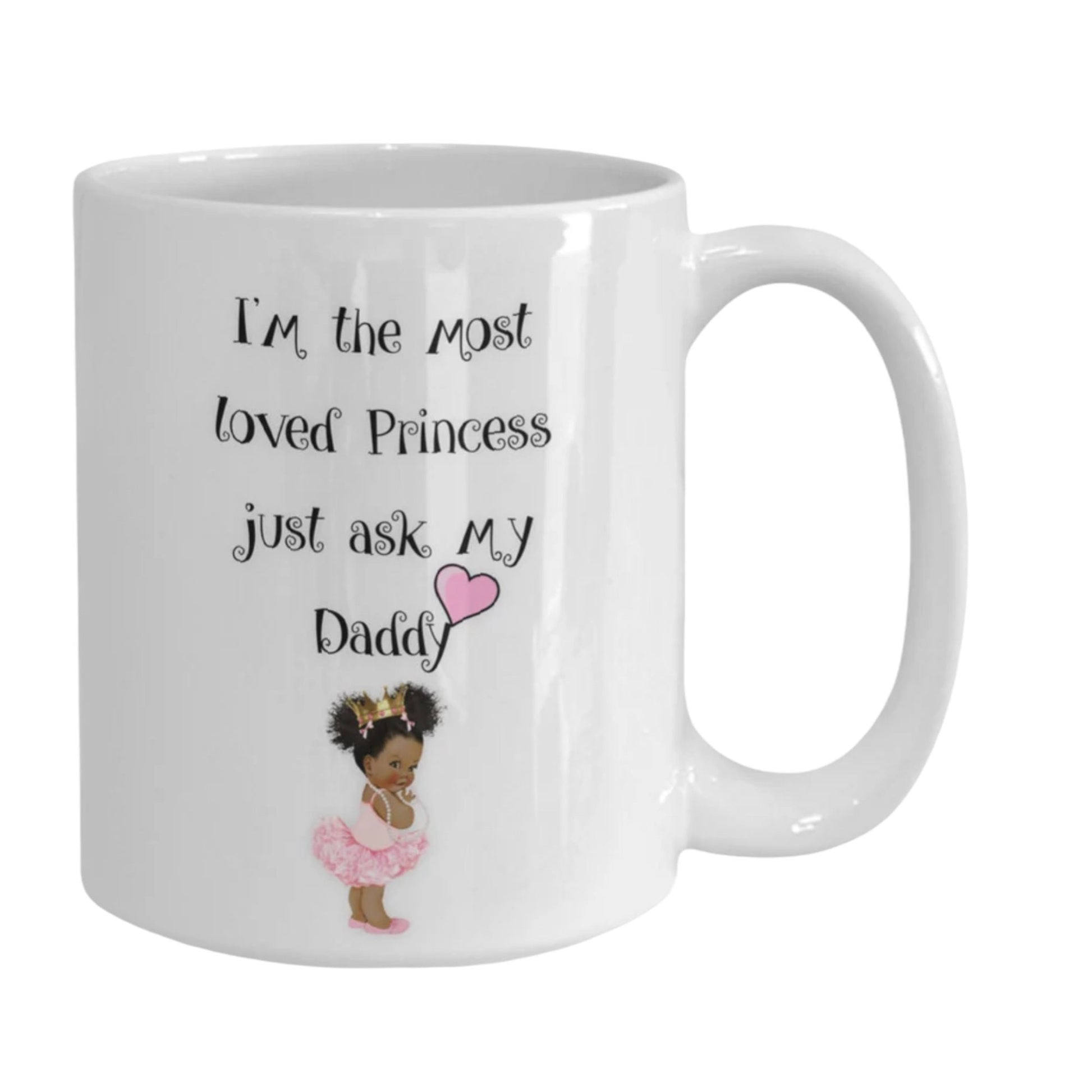 I Love My Daughter Princess Mug Gift from Dad