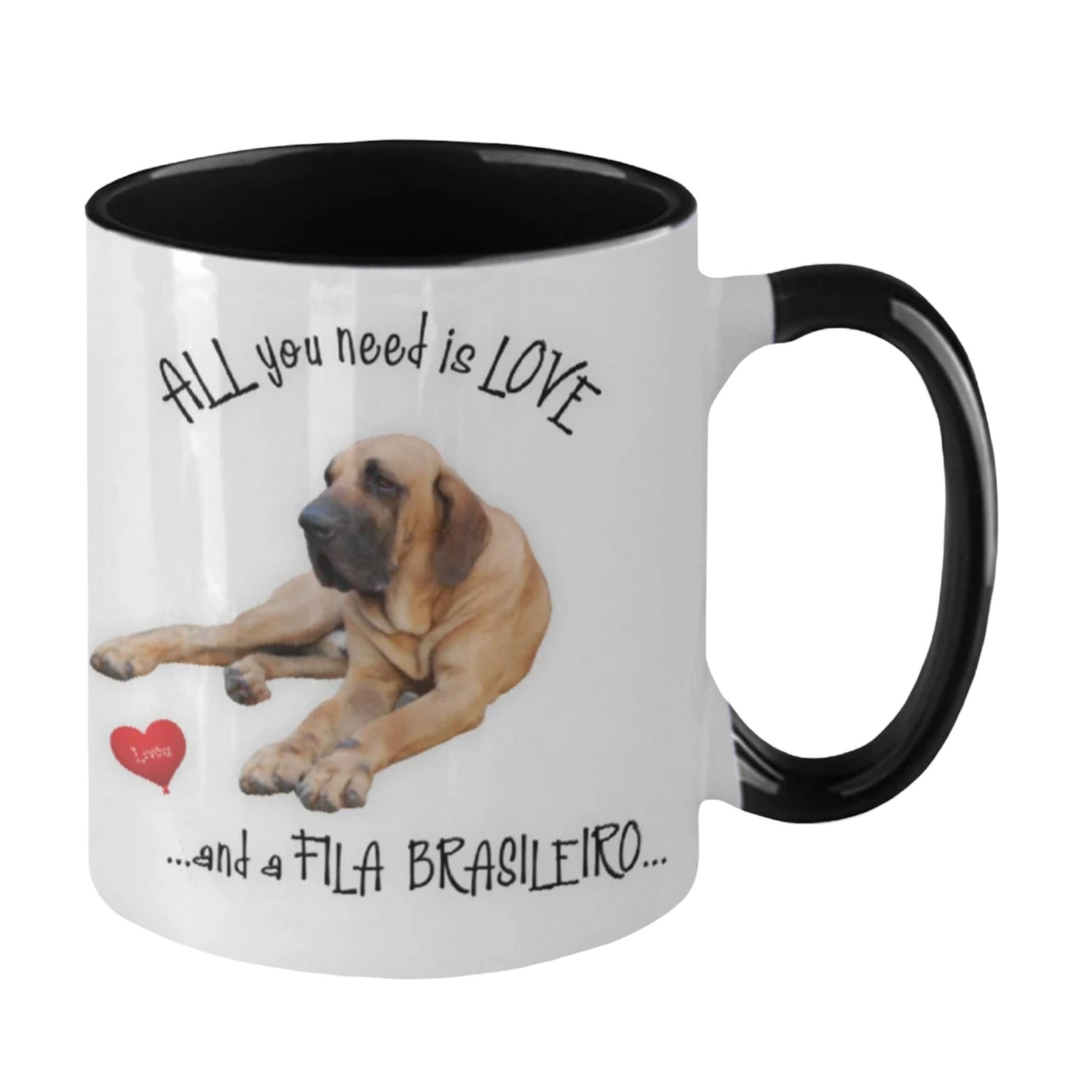 Show your love for your Fila Brasileiro with this unique dog mug