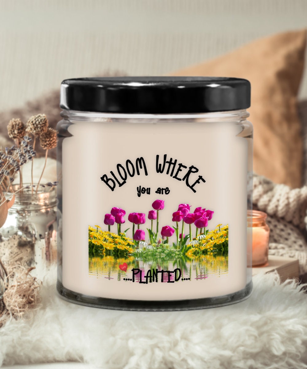 Vanilla Candle Gift for Mom Mothers Day Scented Jar Candle