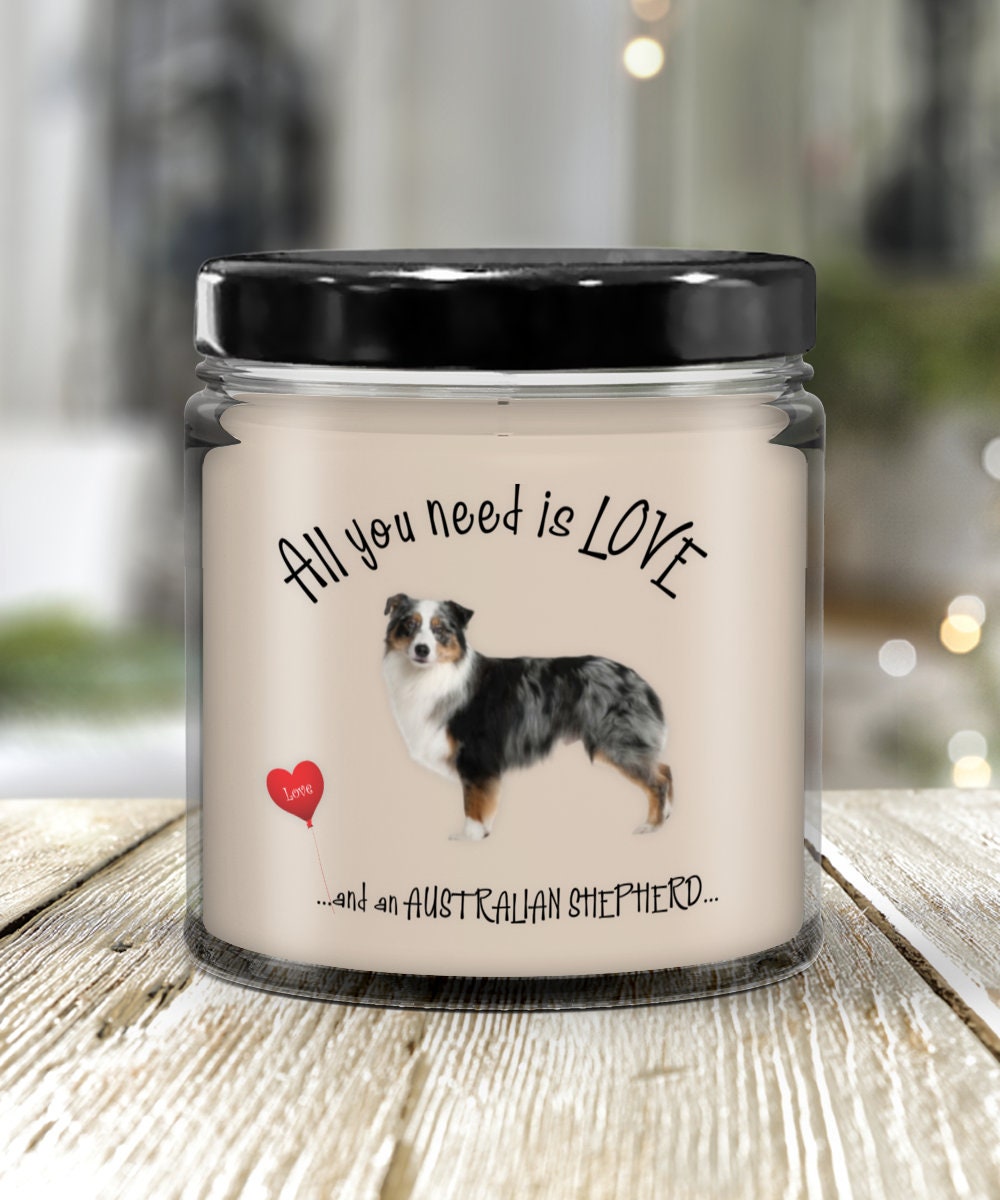 All you need is love vanilla dog candle gift for pet lovers