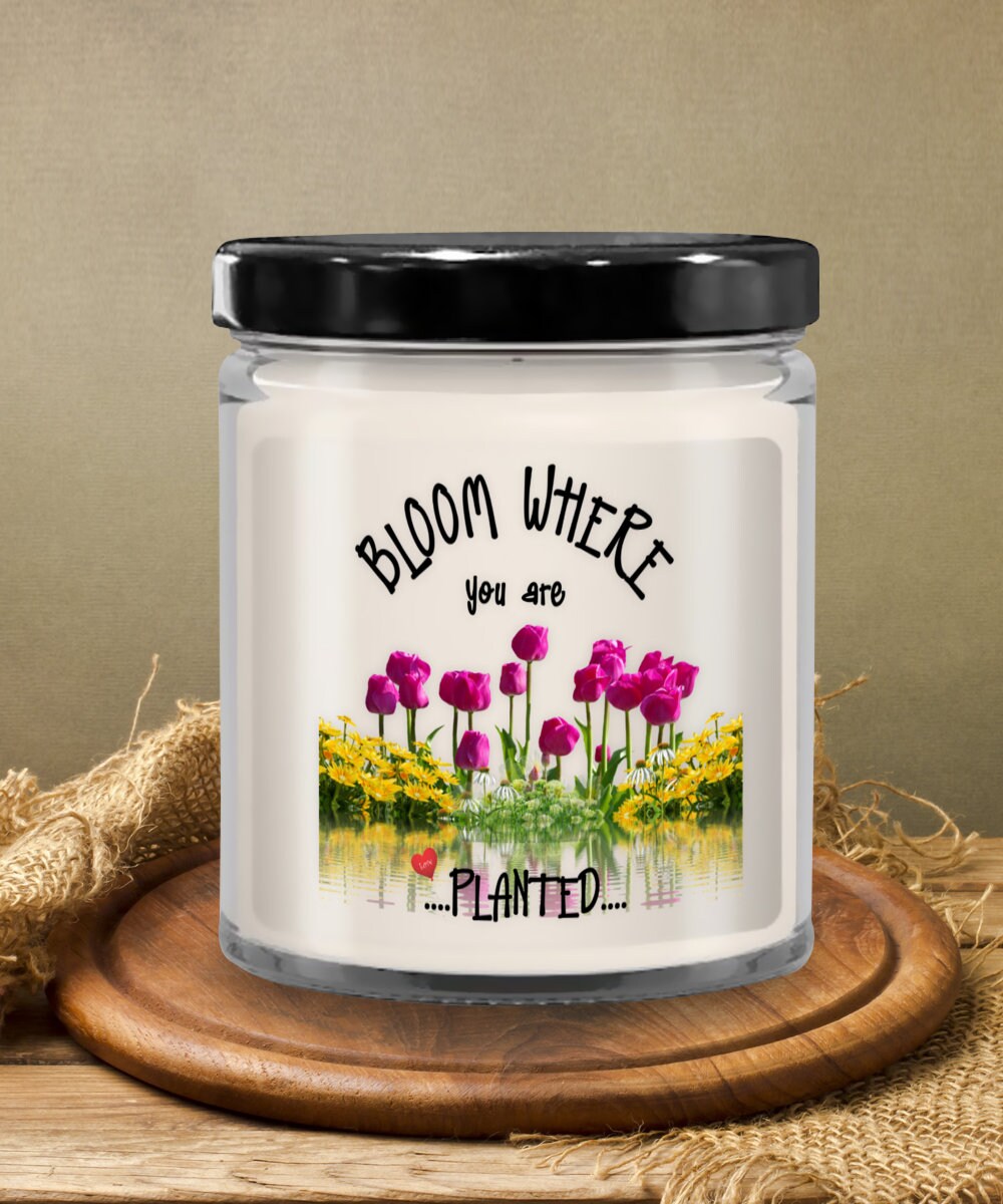 Vanilla Candle Gift for Mom Mothers Day Scented Jar Candle
