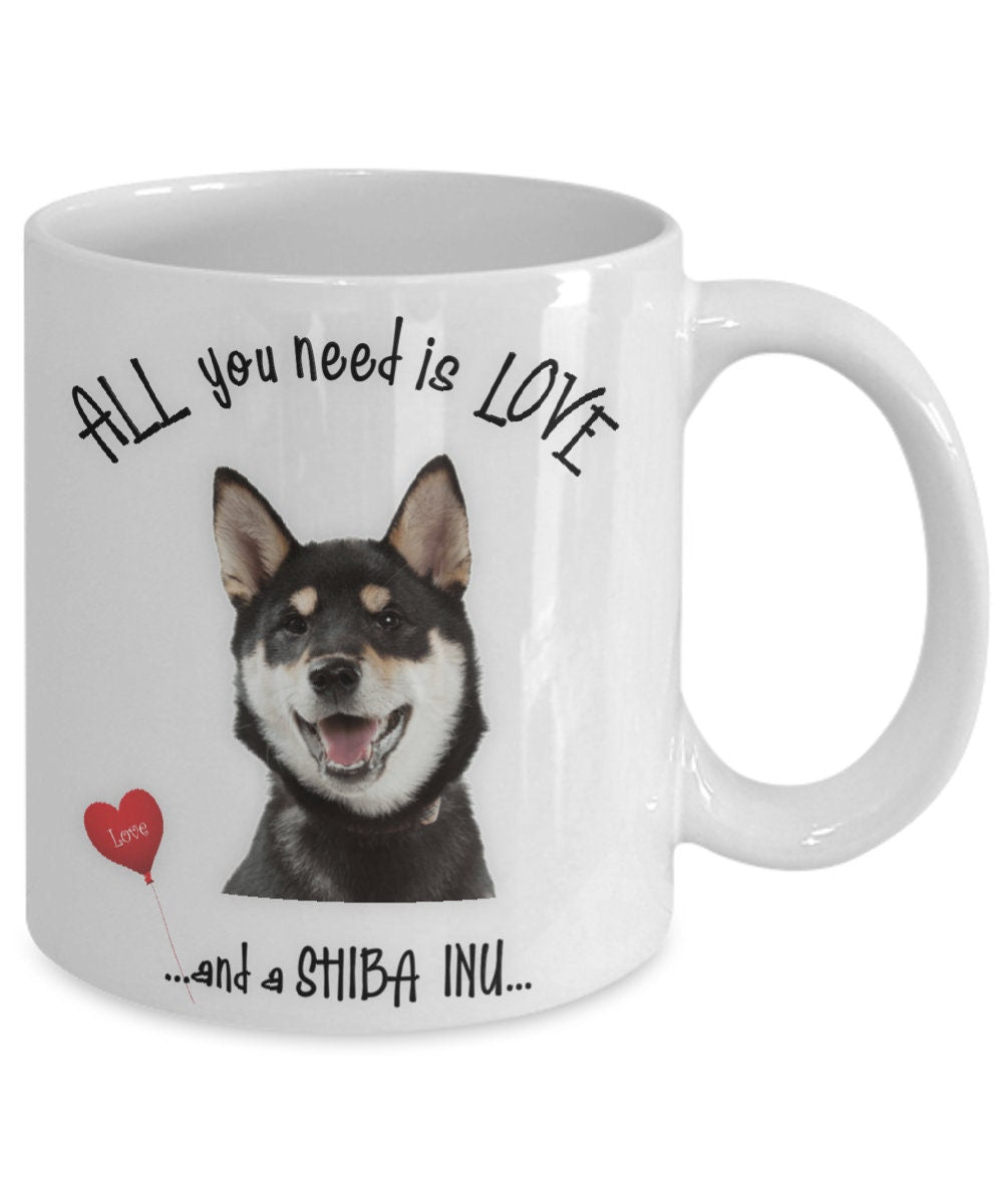 All You Need Is Love and a Shiba Inu Gift Mug
