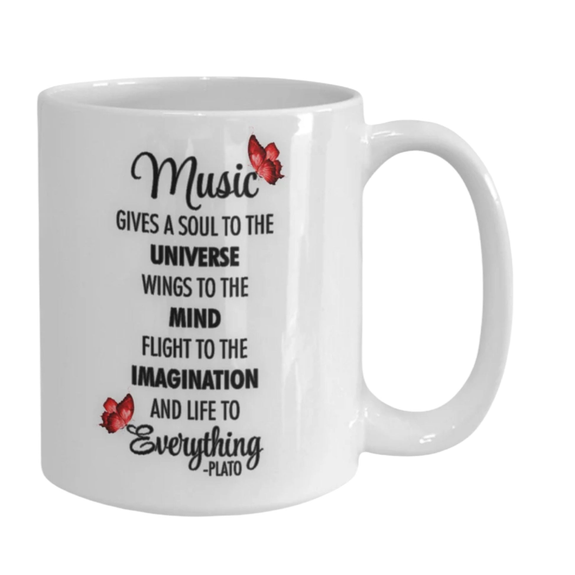 Inspirational Music Quote Coffee Mug for Everyday Motivation