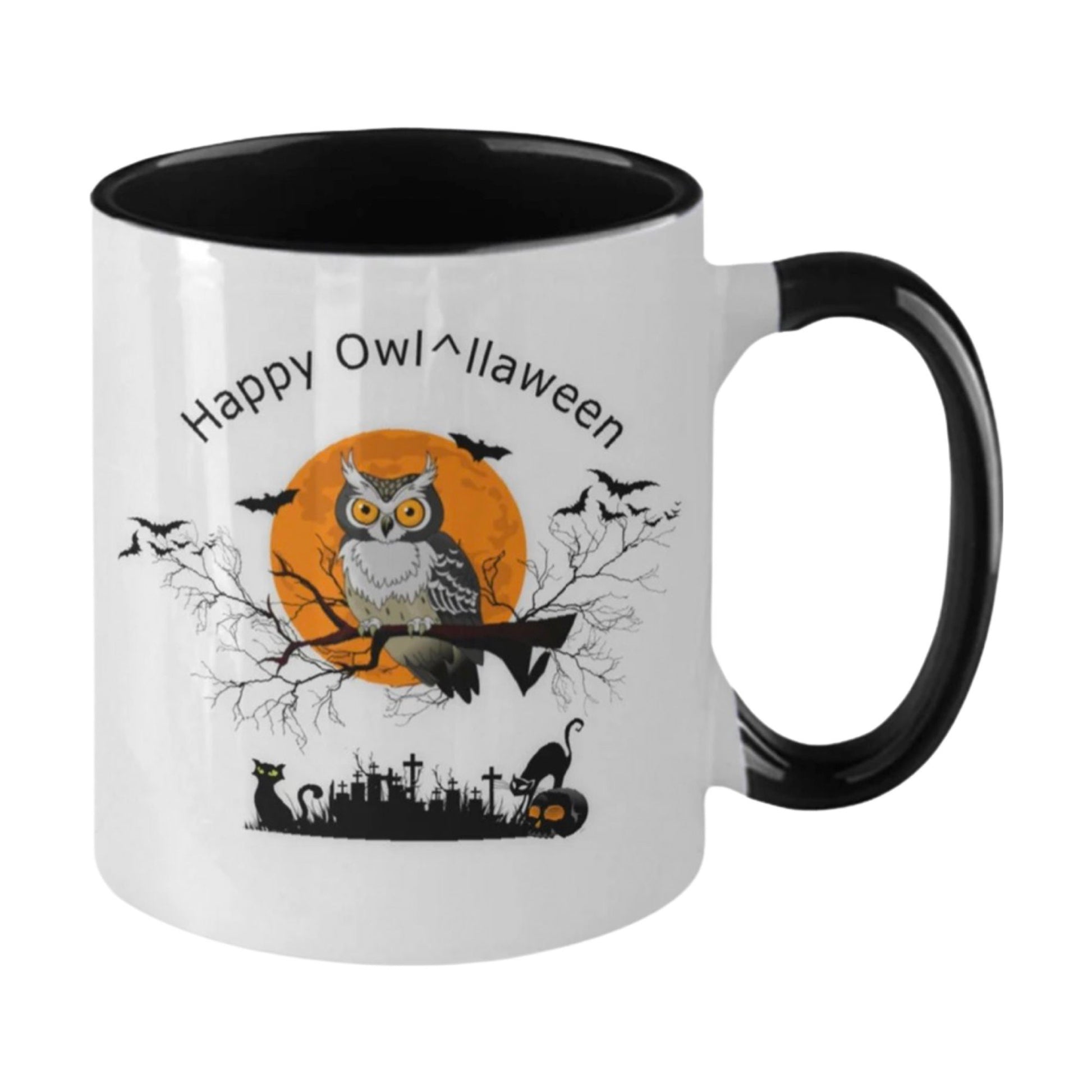 Happy Owl Halloween Mug Perfect Gift for Owl Lovers